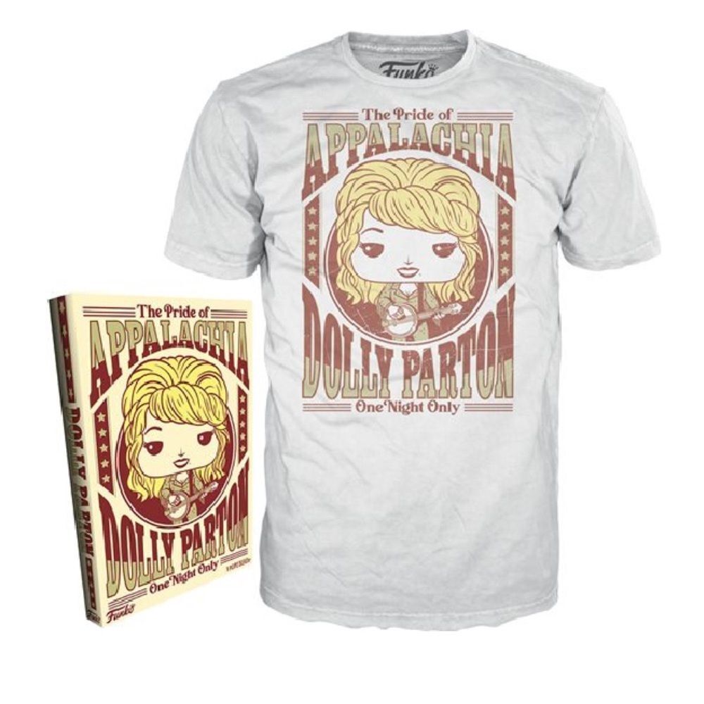 Dolly Parton T Shirt XL The Pride of Appalachia Funko Pop Boxed Tee Cotton SL5